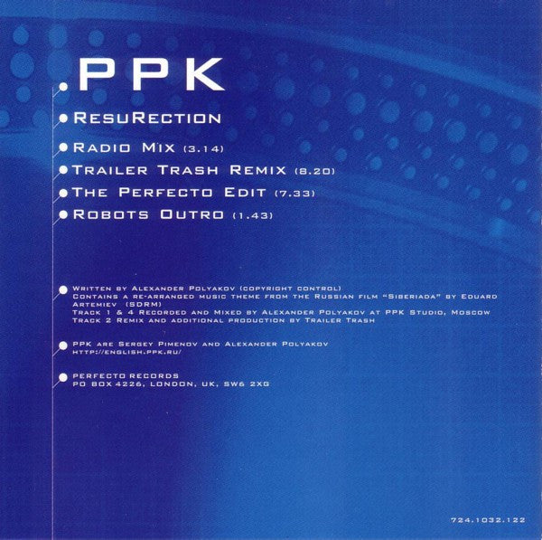PPK : ResuRection (CD, Maxi)