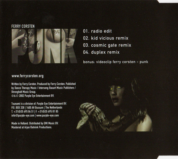 Ferry Corsten : Punk (CD, Maxi)