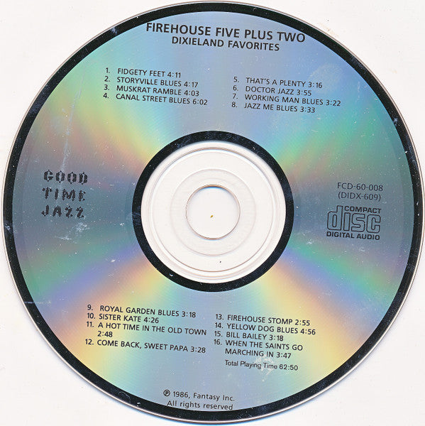Firehouse Five Plus Two : Dixieland Favorites (CD, Album, Comp, RE, RM)