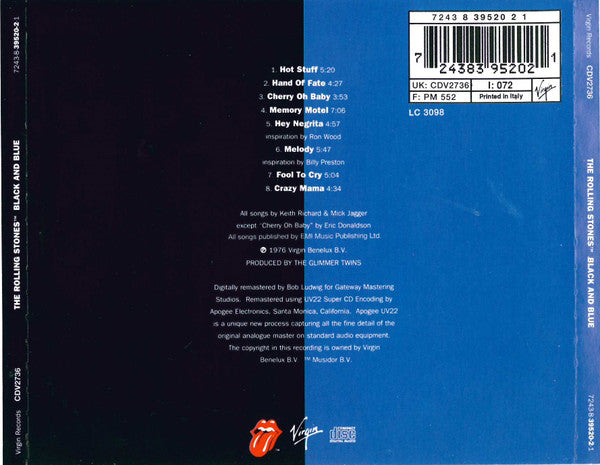 The Rolling Stones : Black And Blue (CD, Album, RE, RM)
