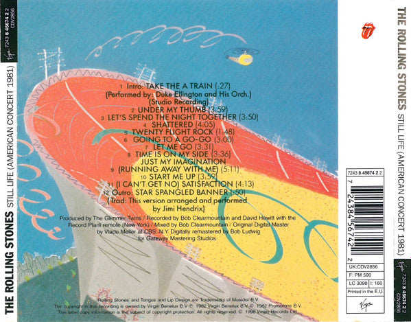 The Rolling Stones : Still Life (American Concert 1981) (CD, Album, RE, RM)