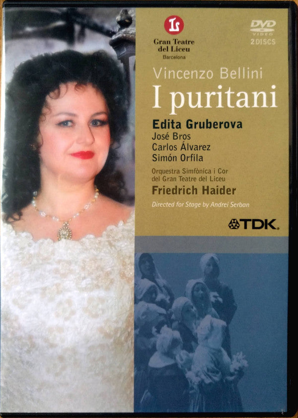 Vincenzo Bellini / Edita Gruberova / Friedrich Haider : I Puritani (2xDVD-V, PAL)