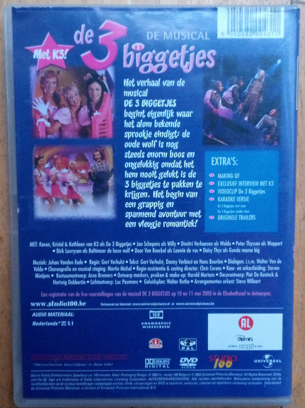 K3 : De 3 Biggetjes - De Musical (DVD-V)