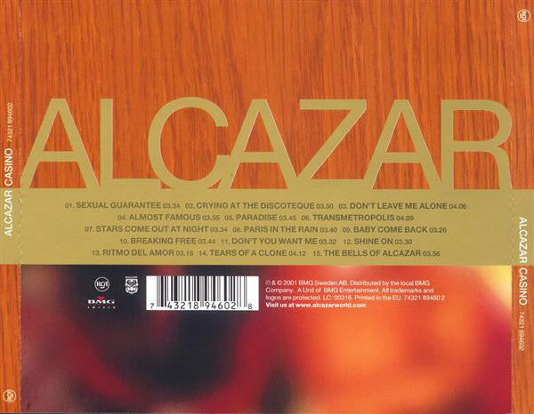 Alcazar : Casino (CD, Album)