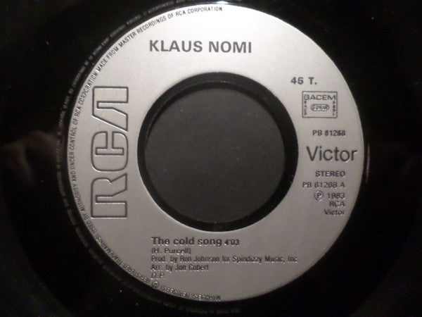 Klaus Nomi : Cold Song - Bande Originale Du Film A Nos Amours (7", Single)