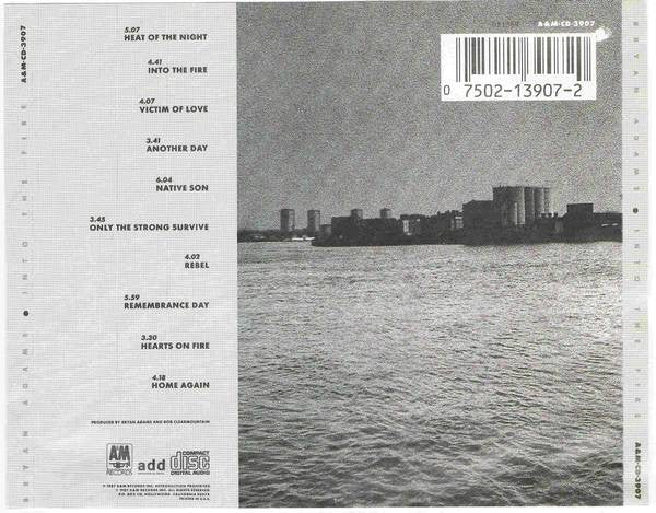 Bryan Adams : Into The Fire (CD, Album)