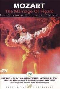 Wolfgang Amadeus Mozart - Salzburg Marionette Theatre And London Philharmonic Orchestra And London Philharmonic Choir, Carlo Maria Giulini, Peter Ustinov, Giuseppe Taddei, Anna Moffo, Eberhard Wächter : The Marriage Of Figaro (DVD-V, PAL)
