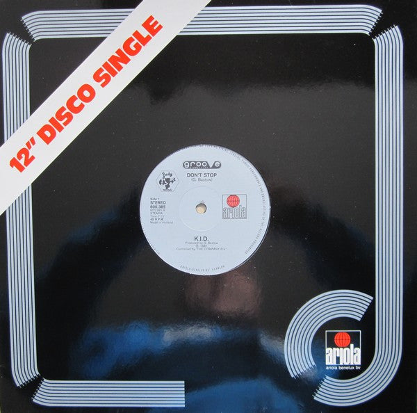 K.I.D. : Don't Stop (12", Single)