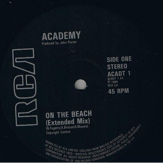 Academy : On The Beach (12", Single)