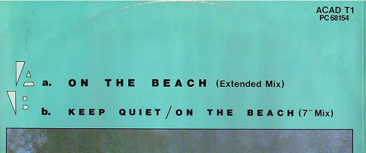 Academy : On The Beach (12", Single)
