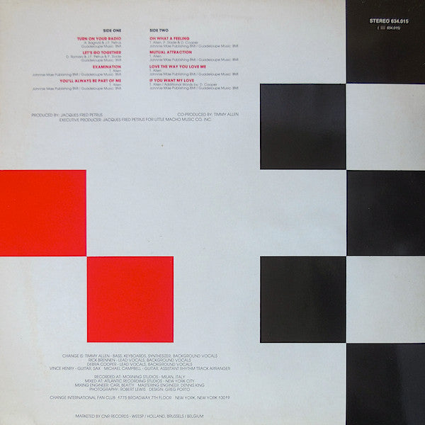 Change : Turn On Your Radio (LP, Album)