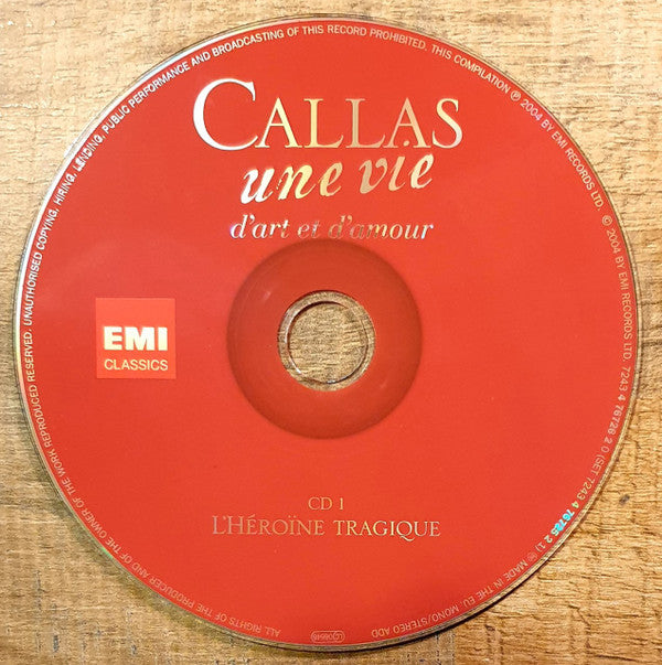 Maria Callas : Une Vie D'art Et D'amour (2xCD, Album, Comp, Mono)