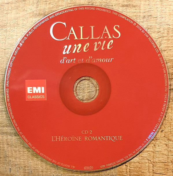 Maria Callas : Une Vie D'art Et D'amour (2xCD, Album, Comp, Mono)