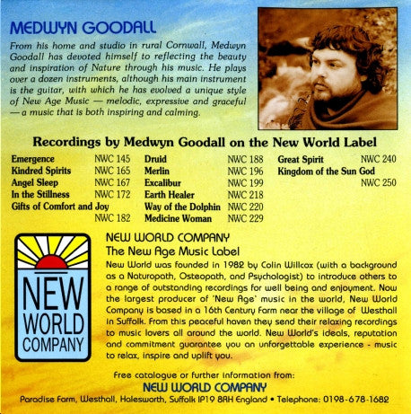 Medwyn Goodall : Excalibur - The Druid Trilogy Volume III (CD, Album)