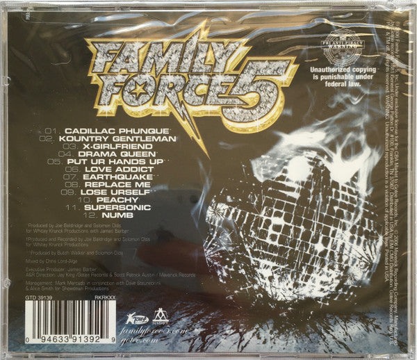 Family Force 5 : Business Up Front / Party In The Back (CD, Album)
