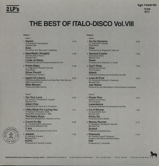 Various : The Best Of Italo-Disco Vol. 8 (2xLP, Comp, Gat)