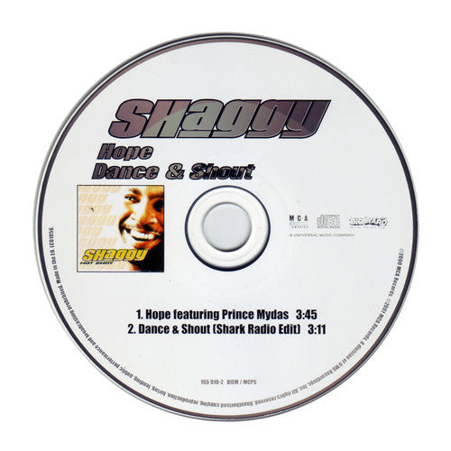 Shaggy : Hope / Dance & Shout (CD, Maxi, Car)