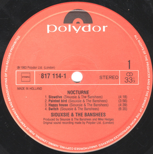 Siouxsie & The Banshees : Nocturne (2xLP, Album, Gat)