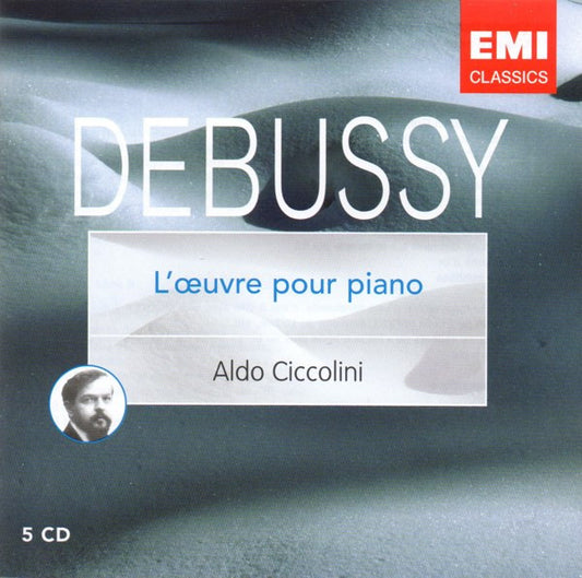 Claude Debussy - Aldo Ciccolini : L'Oeuvre Pour Piano (5xCD, Comp, RE)