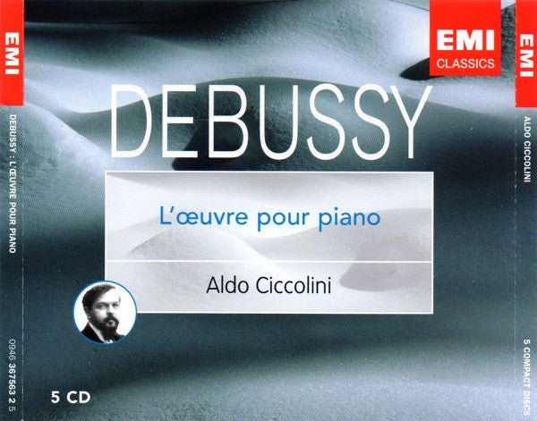 Claude Debussy - Aldo Ciccolini : L'Oeuvre Pour Piano (5xCD, Comp, RE)