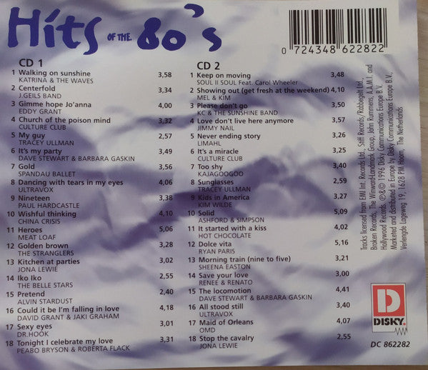 Various : Hits Of The 80's (2xCD, Comp)