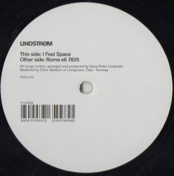 Lindstrøm : I Feel Space (12")