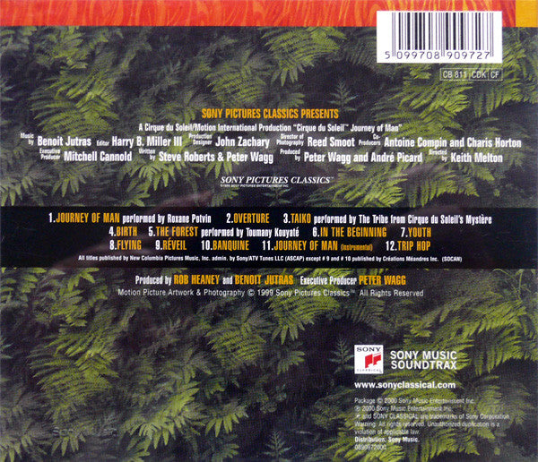 Cirque Du Soleil : Journey Of Man (CD, Album, Tex)