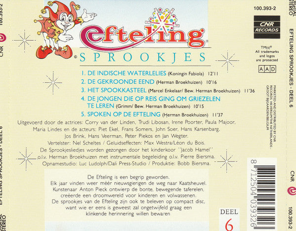 Various : Efteling Sprookjes Deel 6 (CD)