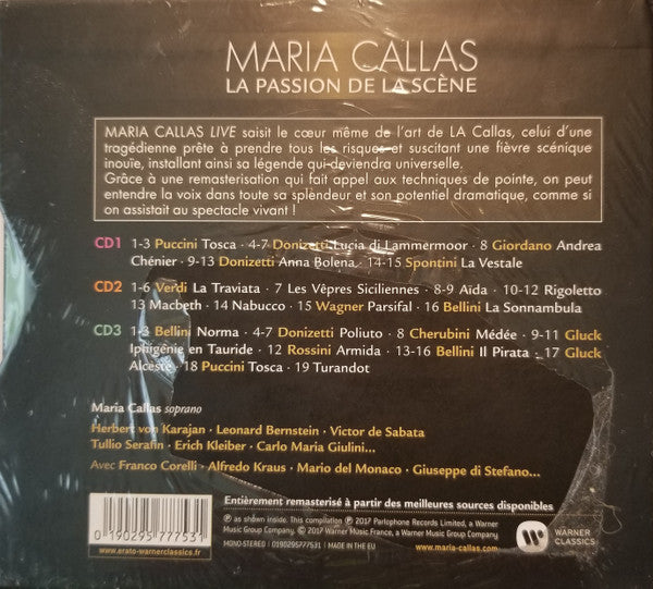 Maria Callas : La Passion De La Scene (3xCD, Comp)