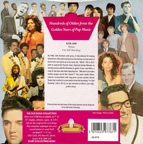 Elton John : Nikita / I'm Still Standing (7", Single)