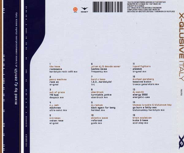Various : X-Qlusive Italy (CD, Comp, Mixed)