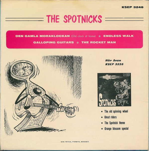The Spotnicks : Old Clock At Home (7", EP)