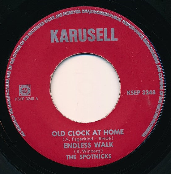 The Spotnicks : Old Clock At Home (7", EP)