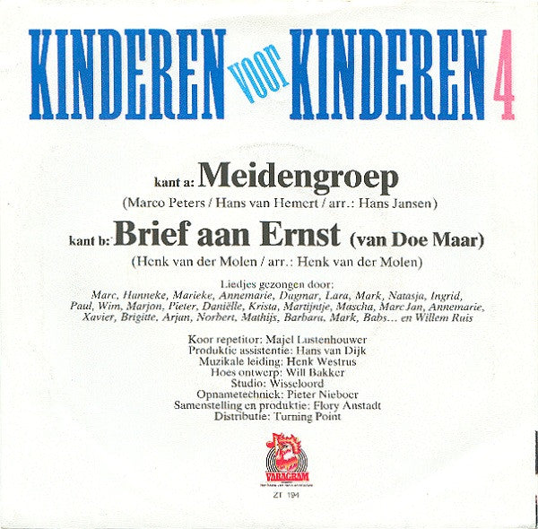 Kinderen voor Kinderen : Meidengroep (7", Single)
