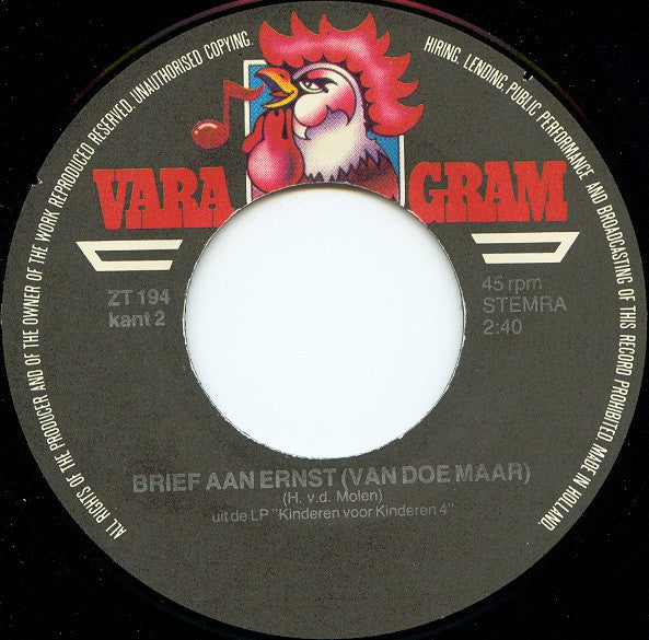 Kinderen voor Kinderen : Meidengroep (7", Single)