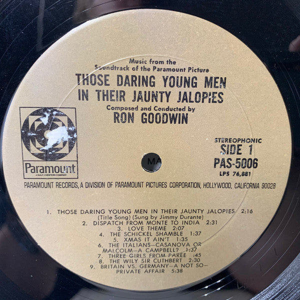 Ron Goodwin : Those Daring Young Men In Their Jaunty Jalopies / Music From The Soundtrack (LP, MR )