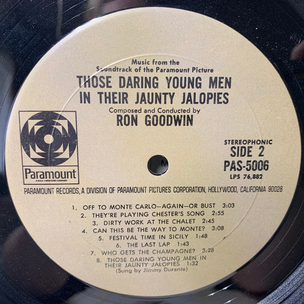 Ron Goodwin : Those Daring Young Men In Their Jaunty Jalopies / Music From The Soundtrack (LP, MR )