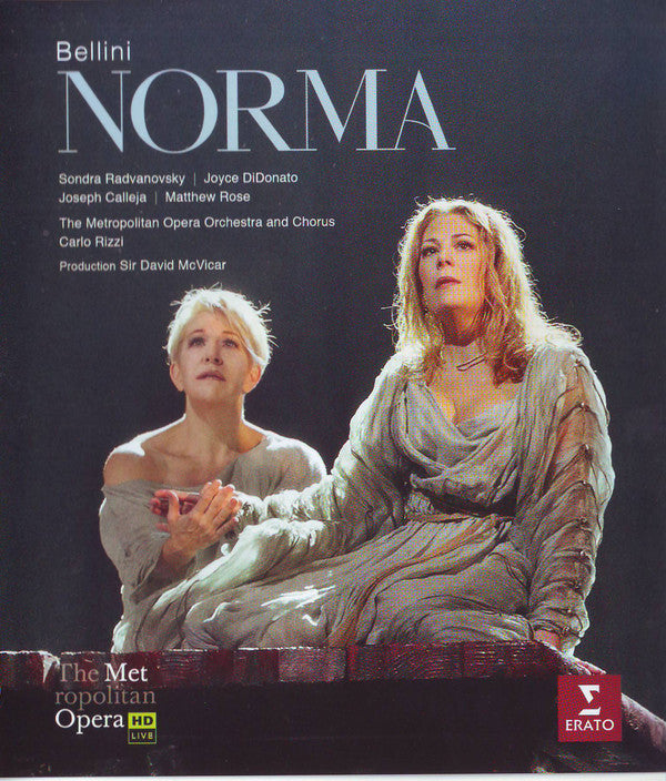 Vincenzo Bellini, Sondra Radvanovsky, Joyce DiDonato, Joseph Calleja, Matthew Rose (3), The Metropolitan Opera House Orchestra And Metropolitan Opera Chorus, Carlo Rizzi : Norma (Blu-ray)