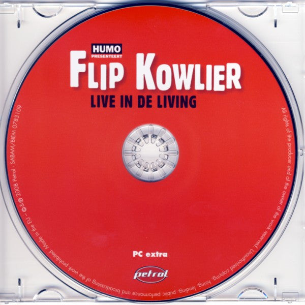 Flip Kowlier : Live In De Living (CD, Album, Enh)