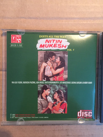 Nitin Mukesh : Duets All The Way Vol. 1 (CD, Comp)