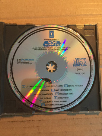 Nitin Mukesh : Duets All The Way Vol. 1 (CD, Comp)