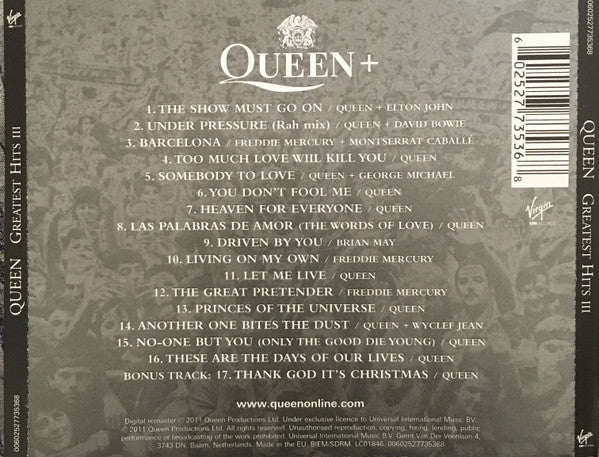 Queen : Greatest Hits III (CD, Comp, Ltd, RE, RM)
