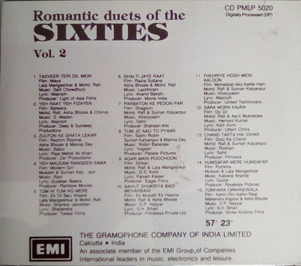 Various : Romantic Duets of The Sixties Vol. 2 (CD, Comp)