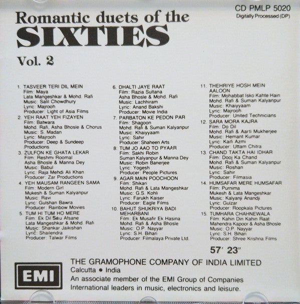 Various : Romantic Duets of The Sixties Vol. 2 (CD, Comp)