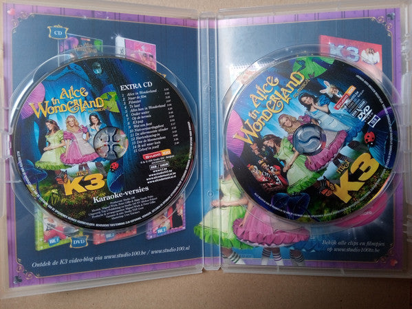 K3 : Alice In Wonderland - De Musical (DVD-V, PAL + CD)