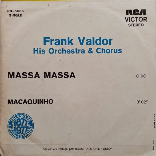 Chor Und Orchester Frank Valdor : Massa Massa (7", Single)