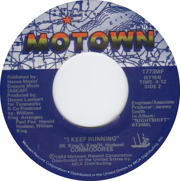 Commodores : Nightshift (7", Single)