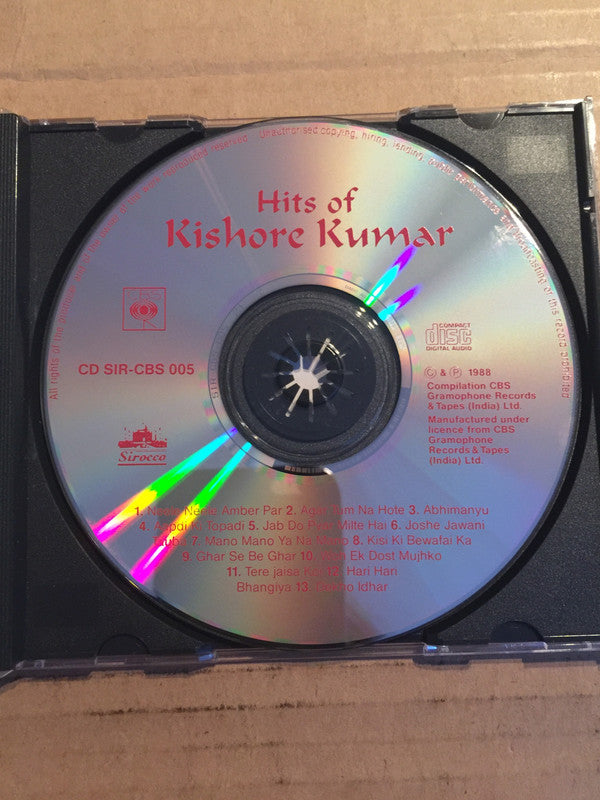 Kishore Kumar : Hits Of Kishore Kumar (CD, Comp)