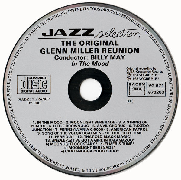The Original Glenn Miller Reunion : In The Mood (CD)