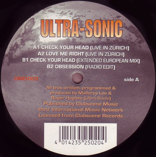 Ultra-Sonic : Check Your Head (12")